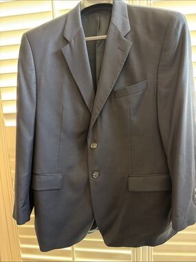Lauren Ralph Lauren Men's Navy Two-Button Blazer